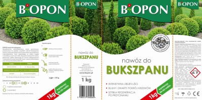 Bopon granulowany nawóz do bukszpanu BiOPON 1kg