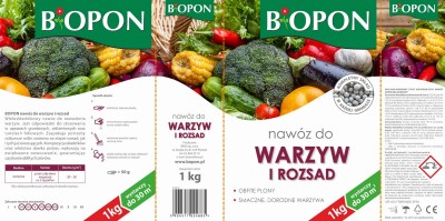 Bopon nawóz granulowany do warzyw BiOPON 1kg