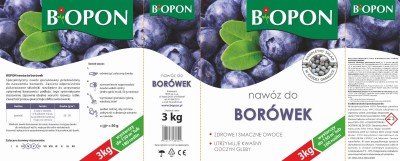 Bopon granulowany nawóz do borówek BiOPON 3kg