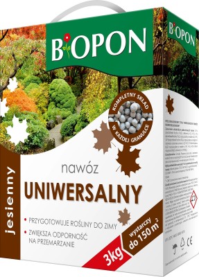 Bopon granulowany jesienny nawóz uniwersalny BiOPON 3kg