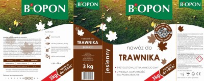 Bopon granulowany jesienny nawóz do trawnika BiOPON 3kg