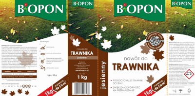 Bopon granulowany jesienny nawóz do trawnika BiOPON 1kg