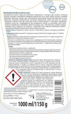 Bopon nawóz w płynie na okres suszy do trawników BiOPON 1l