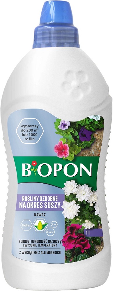 Bopon nawóz w płynie na okres suszy do roślin ozdobnych BiOPON 1l